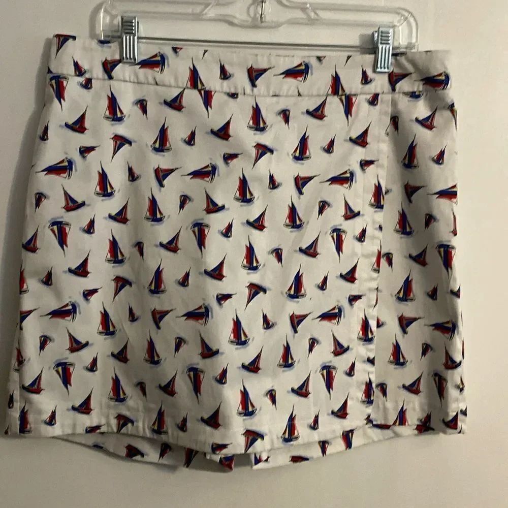Talbots Sailboat skort, size 12